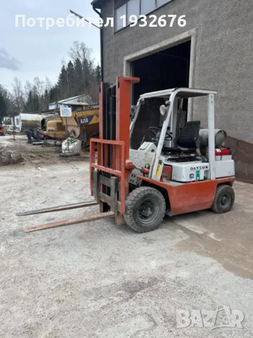 Мотокар ,Газокар Nissan/Datsun 2500 kg., снимка 3 - Индустриална техника - 50312895