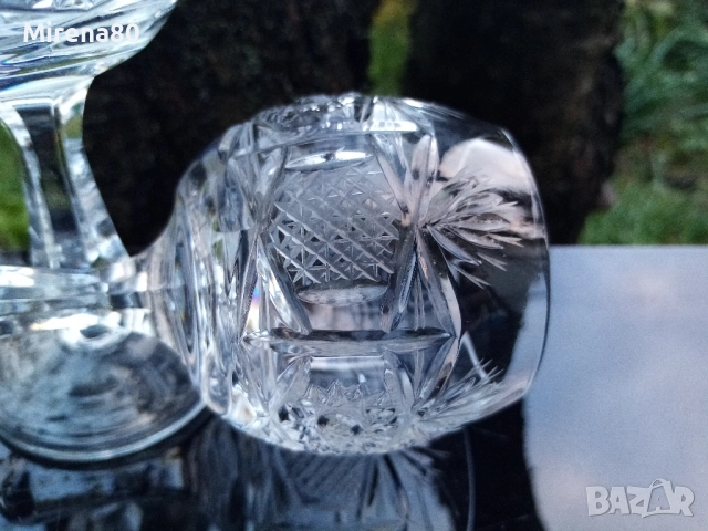 Кристални чаши за ракия - 4 бр., снимка 6 - Чаши - 52514410