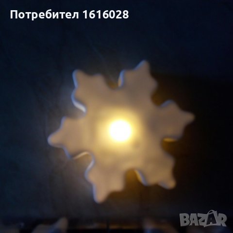 Коледна LED светеща снежинка., снимка 4 - Декорация за дома - 38500799