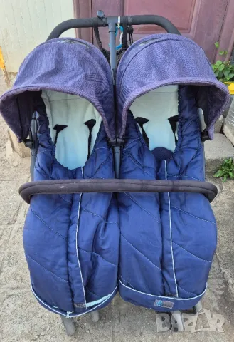 Количка за близнаци, снимка 5 - Детски колички - 50431123