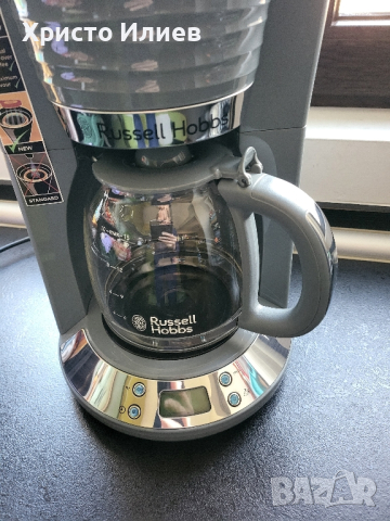 Кафемашина с кана Russell Hobbs Таймер 1.25 л, 10 чаши, снимка 9 - Кафемашини - 44892647