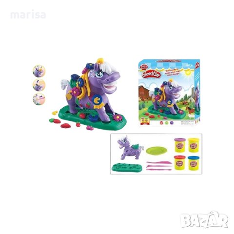 Комплект пластилин Пони, в кутия Код: 2136634/460158, снимка 1