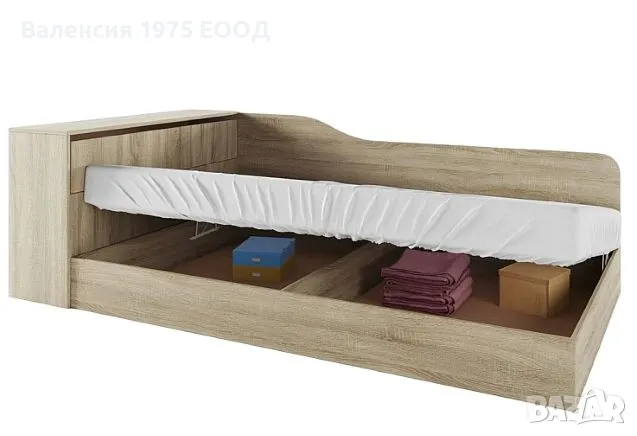 Легло персон и половина с ракла Сити 2002 сонома, орех или комбинация бяло/ арвен, снимка 8 - Спални и легла - 18797284