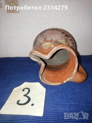 Стари глинени-каменни съдове от различни години и грънчари. , снимка 17 - Антикварни и старинни предмети - 52830110