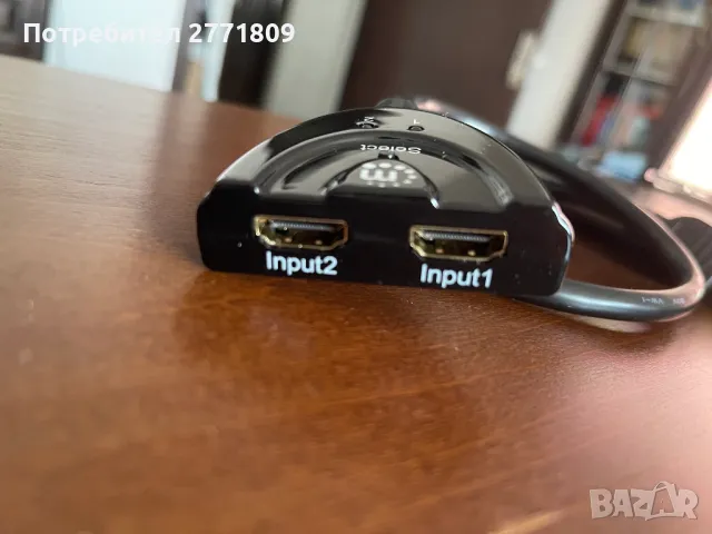 Сплитер Manhattan, от HDMI(м) към 2x HDMI(ж), 0.5m, черен, снимка 4 - Кабели и адаптери - 50043794