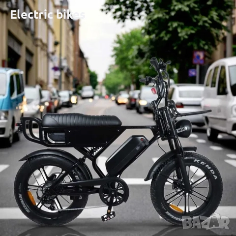 Електрически велосипед X90 MAX – 20″ Fatbike, ДВОЙНА БАТЕРИЯ, 48V 26Ah, 750W, снимка 4 - Велосипеди - 52960610