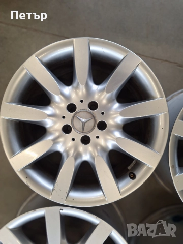 ОРИГИНАЛНИ АЛУМИНИЕВИ ДЖАНТИ МЕРЦЕДЕС S KLASA /W221/-5x112х66.6-18цола, снимка 3 - Гуми и джанти - 52463497