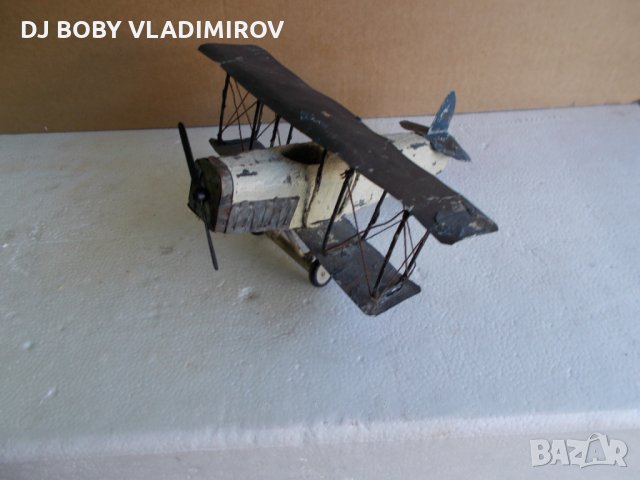 Старо колекционерско ръчно-изработено самолетче Първа световна война , снимка 2 - Антикварни и старинни предмети - 32792932