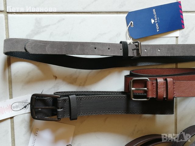 Мъжки колани Zarra и Tom Taylor , снимка 3 - Колани - 15242167