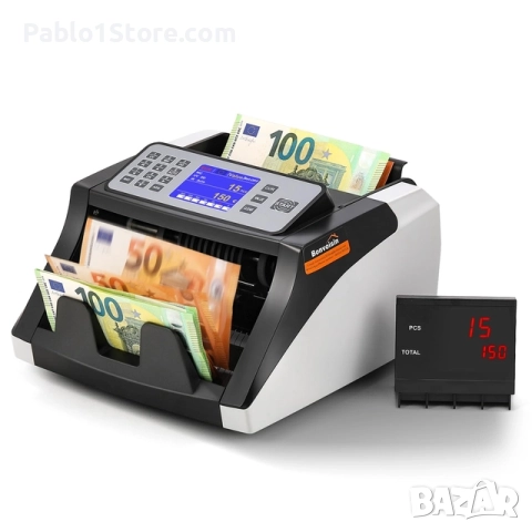 Брояч на пари Bonvoisin с UV/MG/IR/DD детекция – 1000 бр./мин