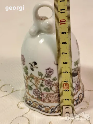 немско порцеланово звънче 23/2, снимка 5 - Колекции - 49309253