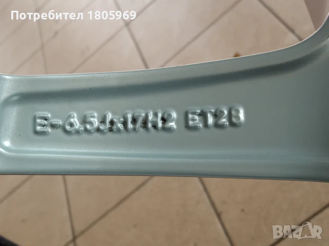 4бр. ал. джанти Audi (оригинални) 5x112, 6,5x 17 , ET28, снимка 6 - Гуми и джанти - 50651326