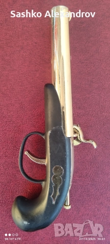 Бензинова запалка пистолет тип Derringer - винтидж , снимка 2 - Други ценни предмети - 52958391