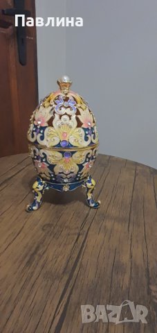 Голяма бижутерка яйце, снимка 5 - Декорация за дома - 43732015