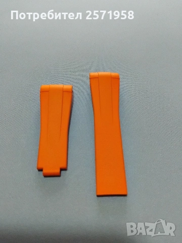 каишка Rubber B за Rolex Milgauss , снимка 4 - Каишки за часовници - 53302012