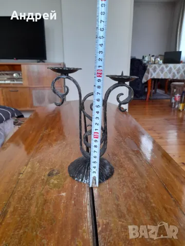 Стар свещник #19, снимка 3 - Други ценни предмети - 49290446