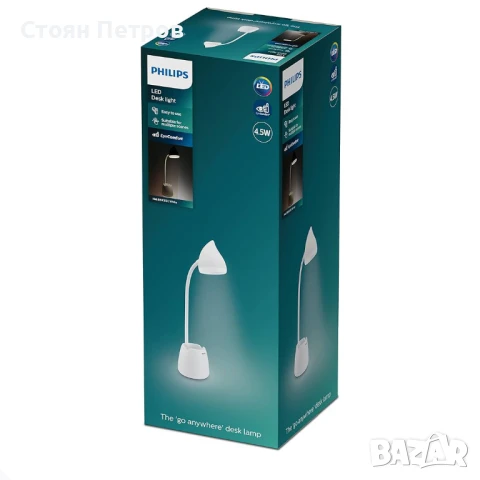 Настолни LED лампи Philips Hat DSK213, снимка 3 - Настолни лампи - 50508166