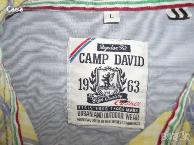 Ризи CAMP DAVID  мъжки,Л-ХЛ, снимка 12 - Ризи - 50291791