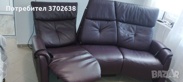 Продавам нов кожен диван мултифункционален с електрически облегалки и за краката от Германия , снимка 8 - Дивани и мека мебел - 43153417