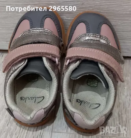 Обувки за момиче CLARKS, номер 20 1/2, снимка 4 - Детски обувки - 48872266