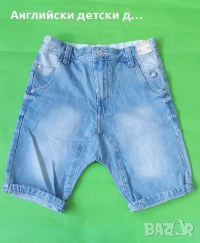 Английски детски къси дънкови панталони-NEXT , снимка 1 - Детски къси панталони - 36870590