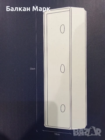 НОВА дизайнерска лампа Nordlux Crystal – LED 3x3W (≈60W), бяла, снимка 5 - Лампи за таван - 50779337