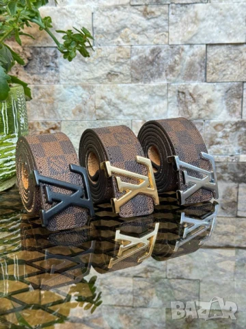 колани от естествена кожа в кутия louis vuitton, снимка 5 - Колани - 50768188