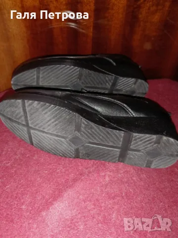 Нови черни дамски оксфордки от естествена кожа, снимка 5 - Дамски ежедневни обувки - 47953452