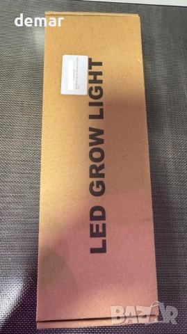 Стайна лампа за отглеждане на растения, 80 LED, черна, 4-тръбна лампа с пълен спектър, снимка 8 - Други - 51997920