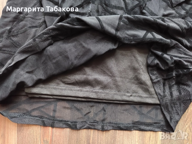 Нова черна къса рокля, снимка 2 - Рокли - 52099319