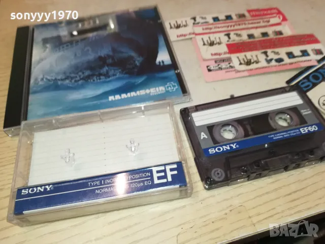 RAMMSTEIN ROSENROT CD COPY TO SONY TAPE 0711241745, снимка 7 - Аудио касети - 47882044