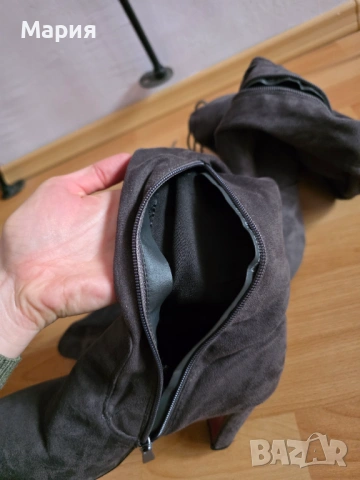 Ботуши от еко велур на ток , снимка 3 - Детски боти и ботуши - 53510767