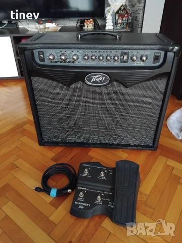 Кубе Peavey Vypyr и педалиера Peavey Sanpera1