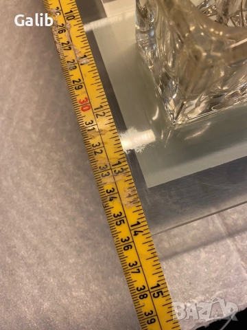 Таванна лампа LED 9 светлини, квадратна, стъклена Wofi 992010060000, снимка 4 - Лампи за таван - 52579347