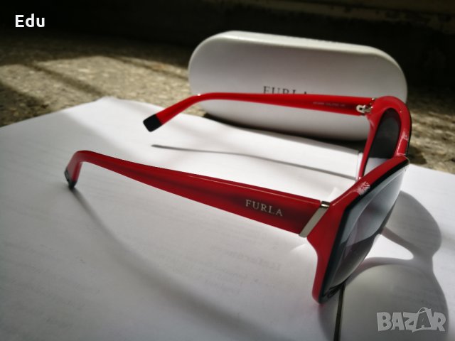 Слънчеви очила FURLA пластмаса котешки дамски, снимка 2 - Слънчеви и диоптрични очила - 25173740