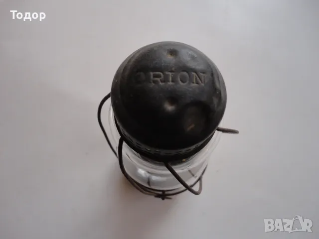 Немска бронзова газена лампа фенер Orion, снимка 3 - Антикварни и старинни предмети - 49621518