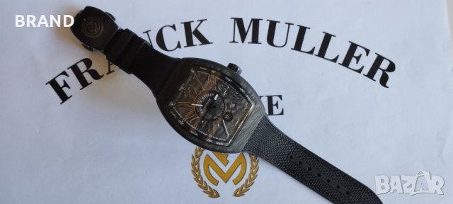 Уникален Franck Muller Vanguard Black Carbon V45 механичен клас 6А+, снимка 6 - Мъжки - 36790235