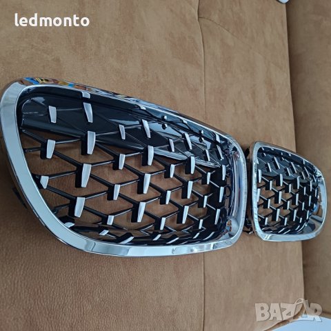Решетки - бъбреци за BMW F10 F11 - Хром бмв ф10 ф11 бъбрек 5 серия, снимка 3 - Части - 43990183