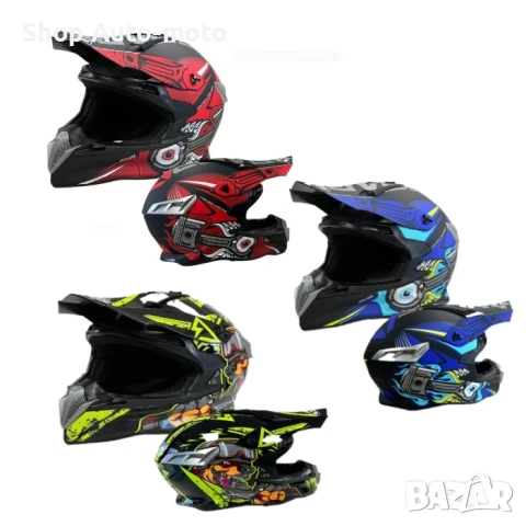 Кросова каска Automat, S, M, L и XL, 3 цвята