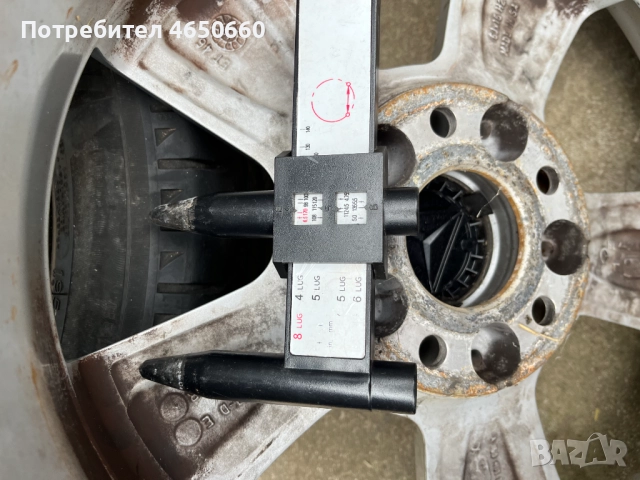 16 цолови алуминиеви джанти за Мерцедес В класа, снимка 11 - Гуми и джанти - 52537724