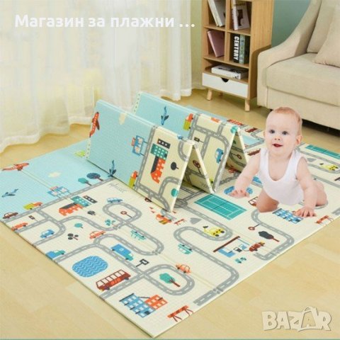 ДВУЛИЦЕВА ДЕТСКА ПОСТЕЛКА ЗА ИГРА РАЗМЕР 2 Х 1.8м МЕМОРИ ГИМНАСТИКА