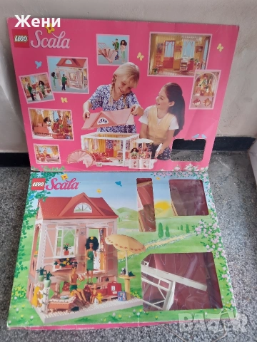 💖Голяма ретро/винтидж къща Lego Scala 3290 от 1997 год. , снимка 2 - Конструктори - 53412779