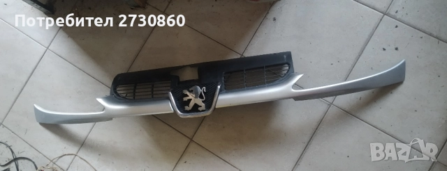 Предна броня и маска Peugeot 206, снимка 2 - Части - 51622861