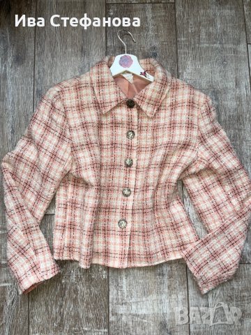 Разкошно ново разово късо сако блейзер  елегантен модел букле , снимка 2 - Сака - 40339825