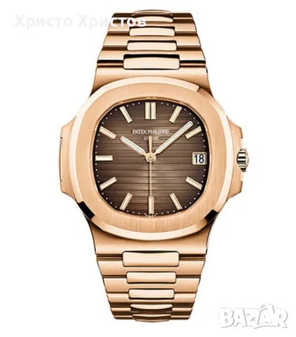 Мъжки луксозен часовник Patek Philippe 
Nautilus 5711/1R-001 ROSE GOLD , снимка 17 - Мъжки - 47337855