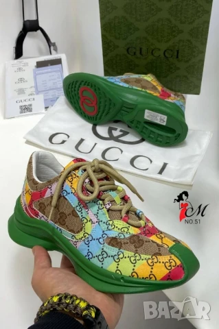 дамски маратонки от естествена кожа gucci , снимка 8 - Маратонки - 50745370