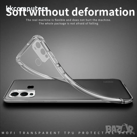 Infinix Hot 12i MOFI Силиконов Калъф TPU и Протектор, снимка 3 - Калъфи, кейсове - 51274779