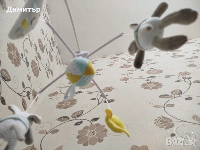 Музикална въртележка за бебешко легло, снимка 3 - Музикални играчки - 51180572