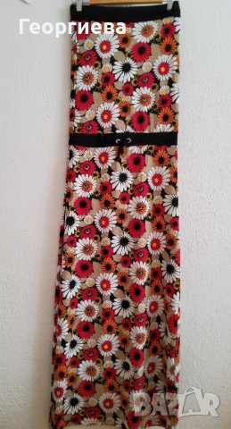 Дълга рокля на цветя