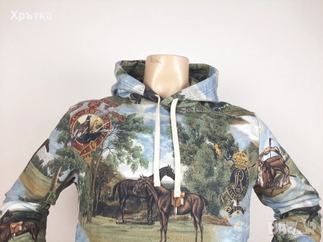 Polo Ralph Lauren Equestrian - Оригинален мъжки суитшърт р-р L, снимка 6 - Суичъри - 51932166